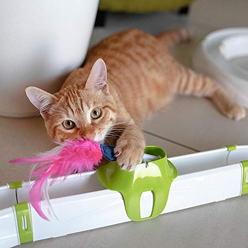 Detalle 1 de Ferplast Turbine juego interactivo modular con bola de luz 🐱
