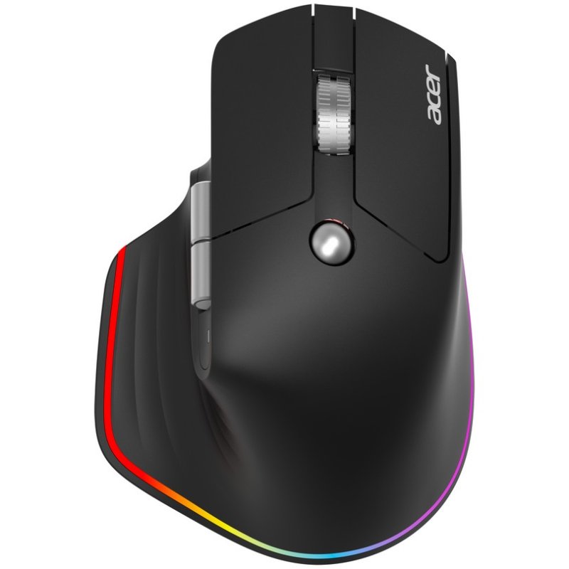 Thumbnail 3 de Acer Easy Fit Mouse inalámbrico RF/Bluetooth 4000 DPI – negro, USB-C recargable