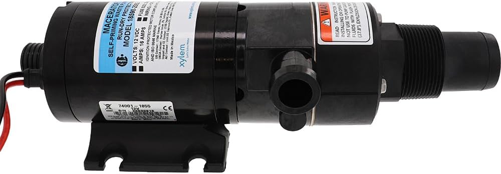 Thumbnail 2 de Jabsco 18590-2092 – morska pompa maceratorowa 12 V DC z samozasysaniem