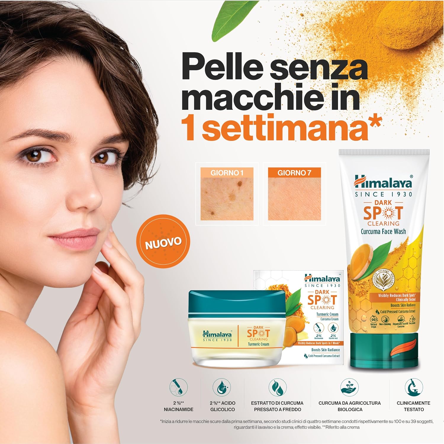 Detalle 2 de Himalaya Lavaggio viso alla curcuma—schiarente e illuminante, 150 ml