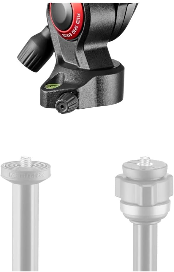 Detalle 1 de マンフロット MVH400AH Befree live 小型フルードビデオ雲台 40mmフラットベース・耐荷重4kg