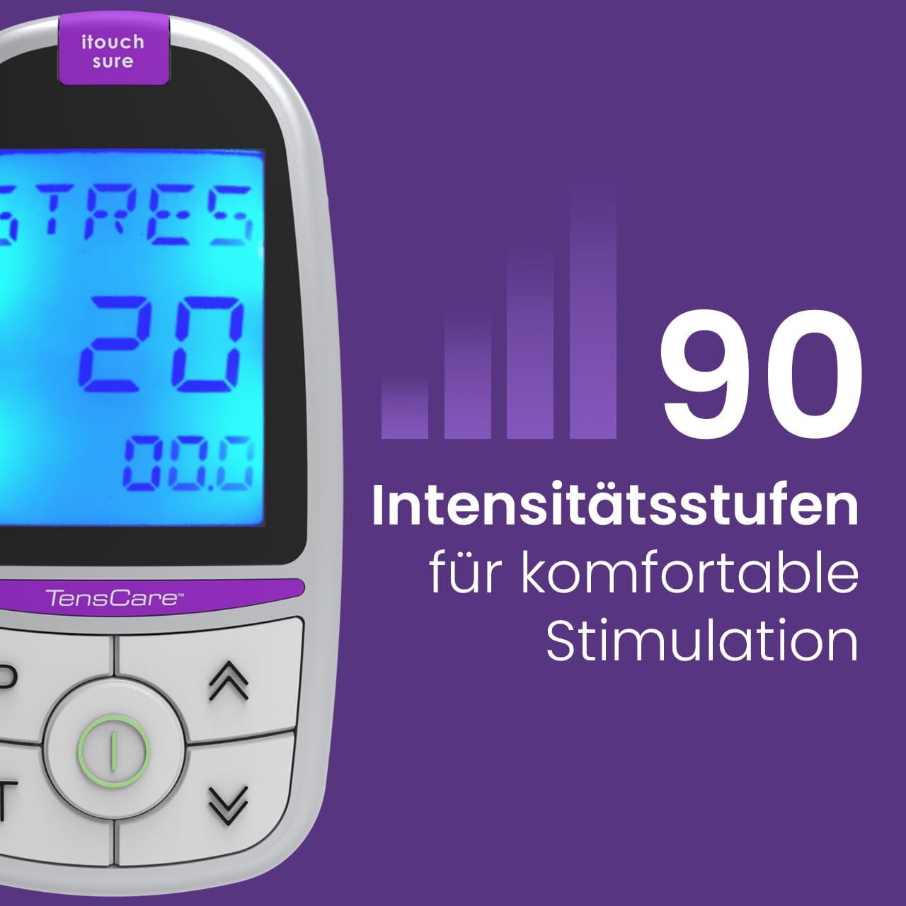 Thumbnail 4 de TensCare iTouch Sure Beckenbodentrainer – Set mit Gel, Desinfektionstüchern und 4 Behandlungsmöglichkeiten