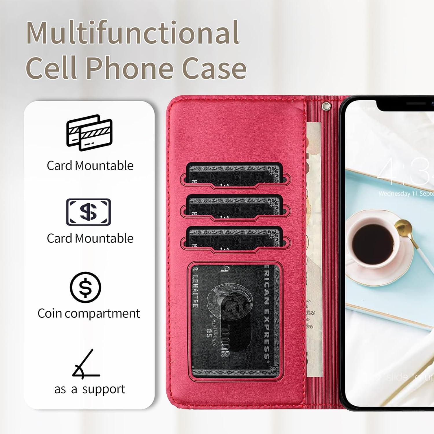 Detalle de FALUWONRU iPhone 13 mini case 5.4 inch