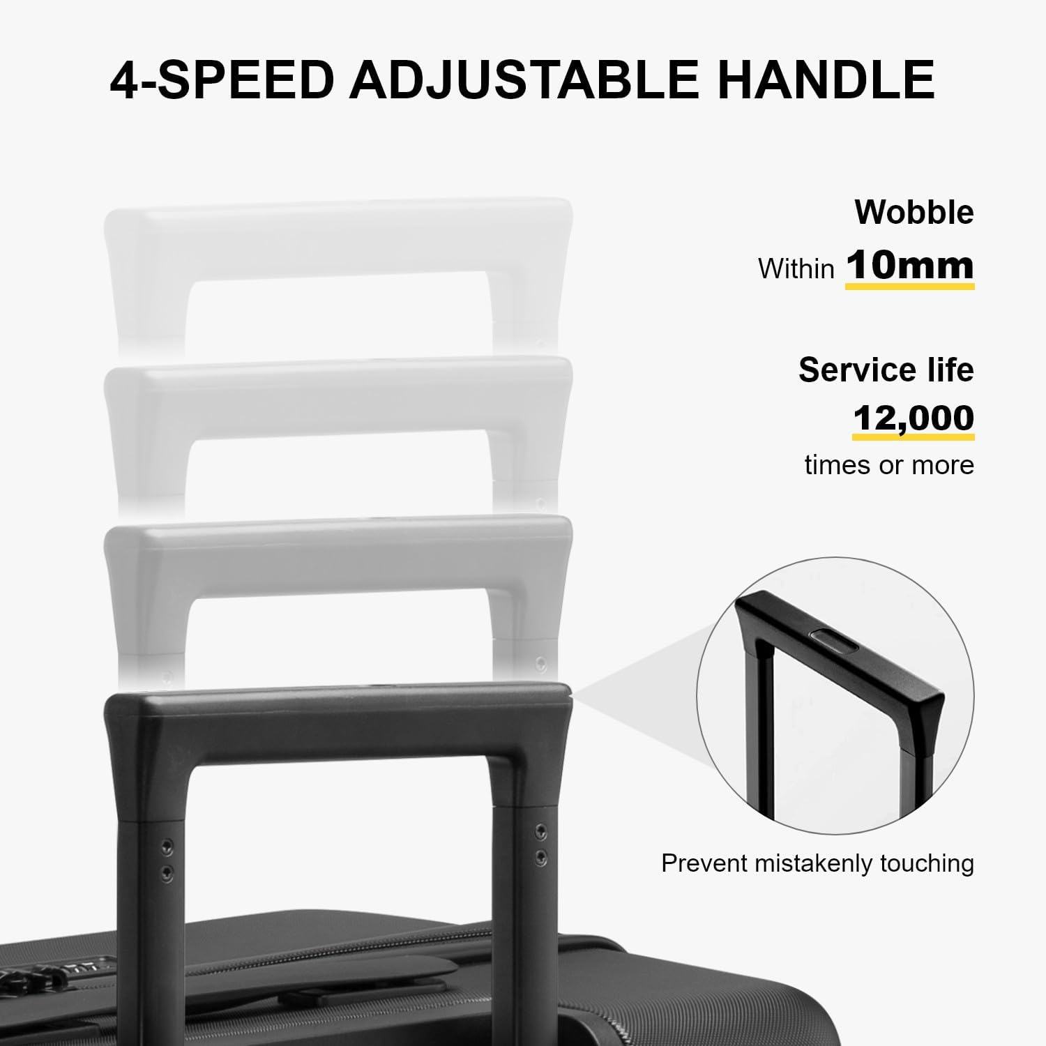 Thumbnail 6 de LEVEL8 large suitcase 28 inch hand luggage