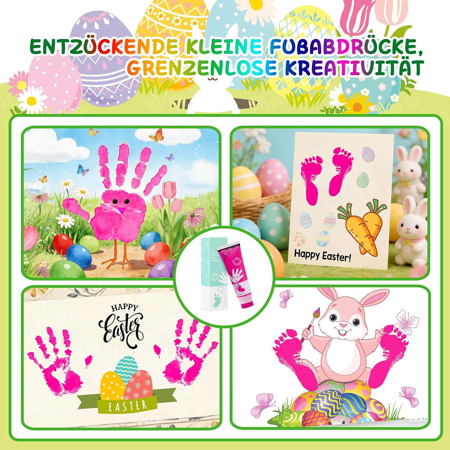 Thumbnail 6 de TOGOU2S Baby-Fußabdruck-Farbe 75 ml Rosa