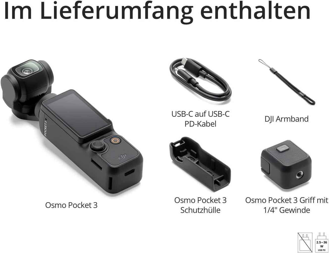 Thumbnail 6 de DJI Osmo Pocket 3 – Vlogging-Kamera mit 1-Zoll-CMOS, 4K/120 fps