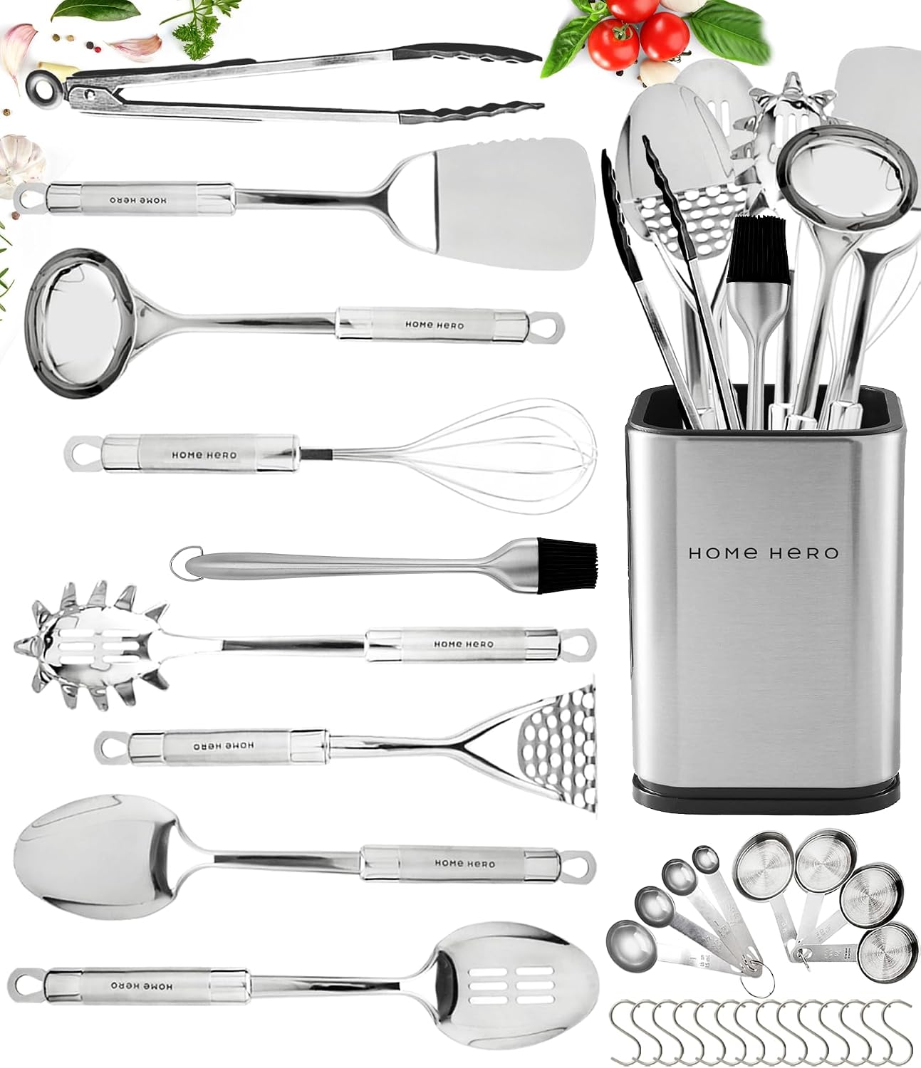 Thumbnail 6 de Home Hero 54-Piece Stainless Steel Utensil Set