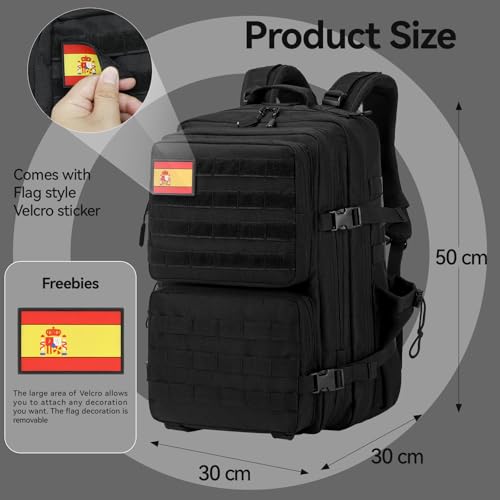 Thumbnail 2 de Delgeo Mochila Táctica 45L: gran capacidad, resistente y versátil para exterior