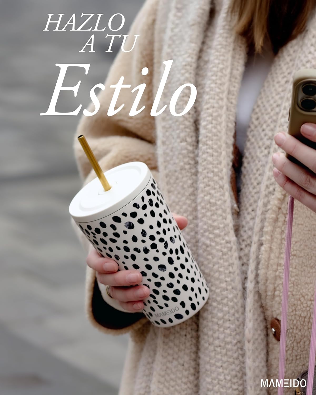 Thumbnail 2 de MAMEIDO Termo Café 470ml ☕ - Antigoteo y Sin BPA