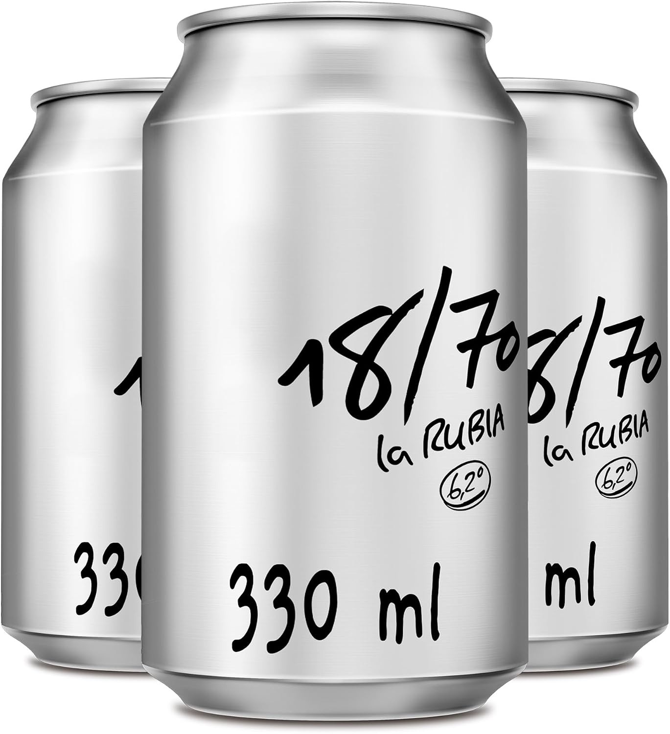 Detalle 2 de 18/70 La Rubia Cerveza Especial Pack 24Latas 🍺