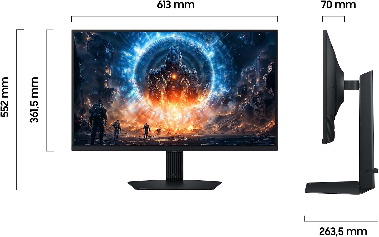 Thumbnail 4 de Samsung Odyssey G60F 27 Zoll Gaming-Monitor – IPS, 350 Hz, 1 ms GTG, WQHD