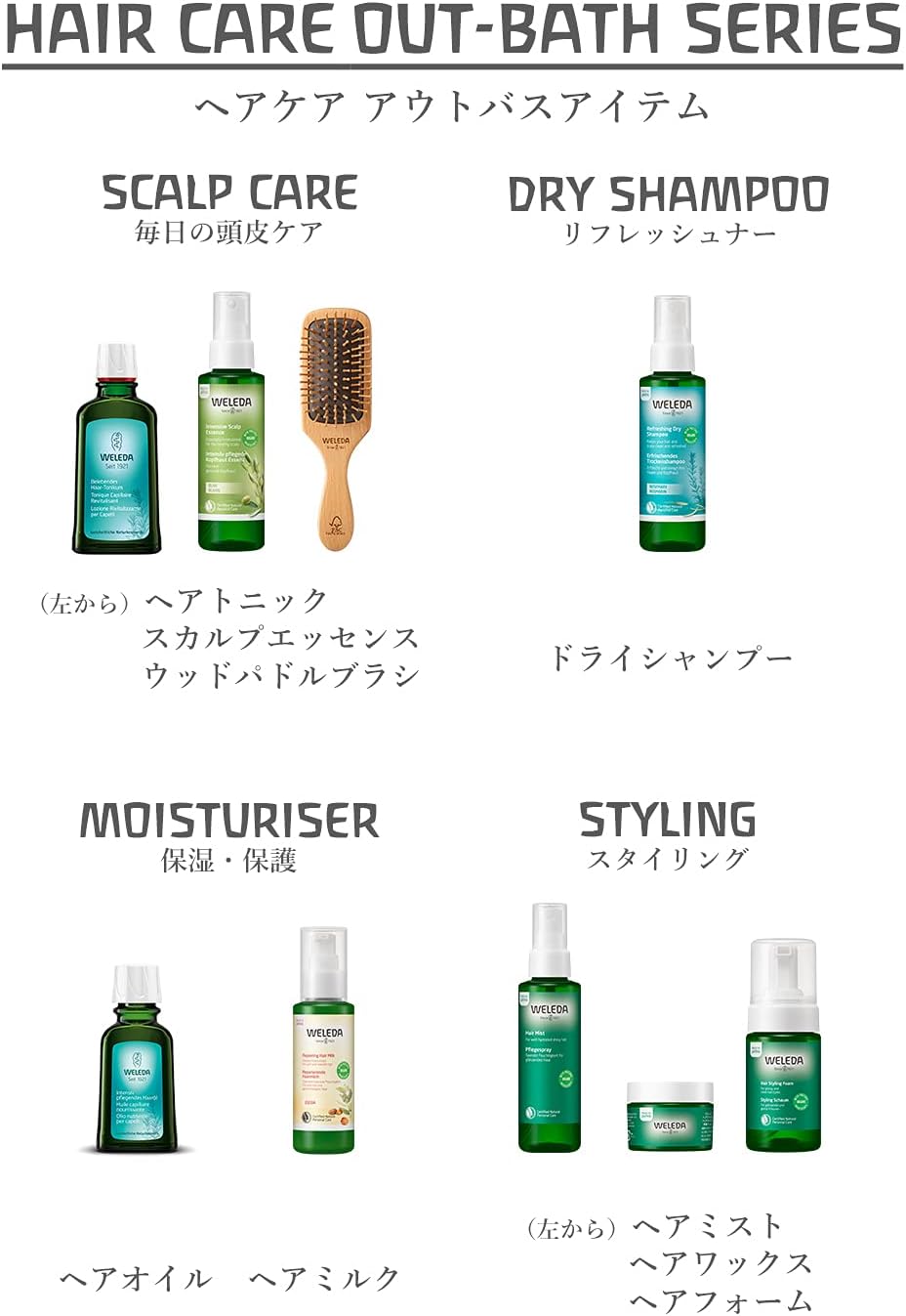 Thumbnail 6 de WELEDA（ヴェレダ）ヘッドスパブラシ 90g｜TPE製ヘッド・竹材の持ち手
