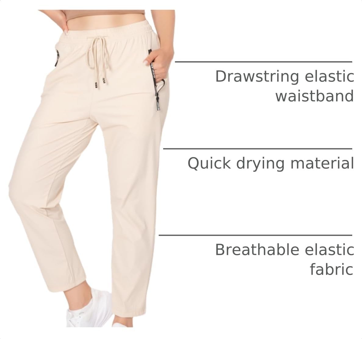 Thumbnail 3 de Beeswan 2026 Upgrade Women's Stretch Active Pants, 4-Way Stretch, Zip Pockets