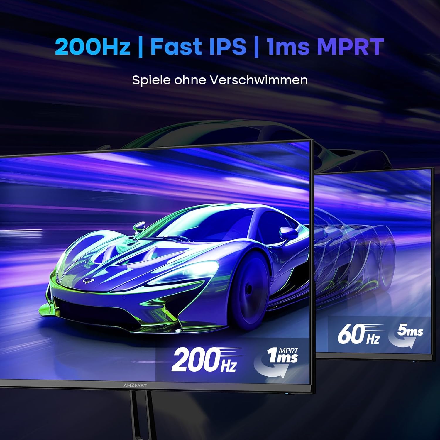 Thumbnail 2 de Amzfast AMZG25X1 Gaming Monitor 25 Zoll