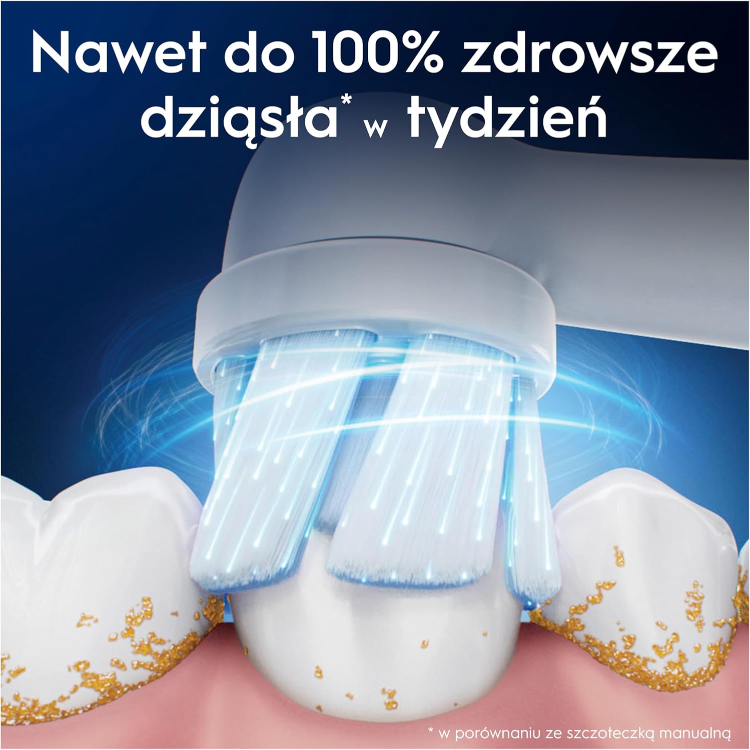 Detalle de Oral-B iO Sanfte Reinigung Aufsteckbürsten – 8 Stück (Original) für empfindliches Zahnfleisch & Zähne