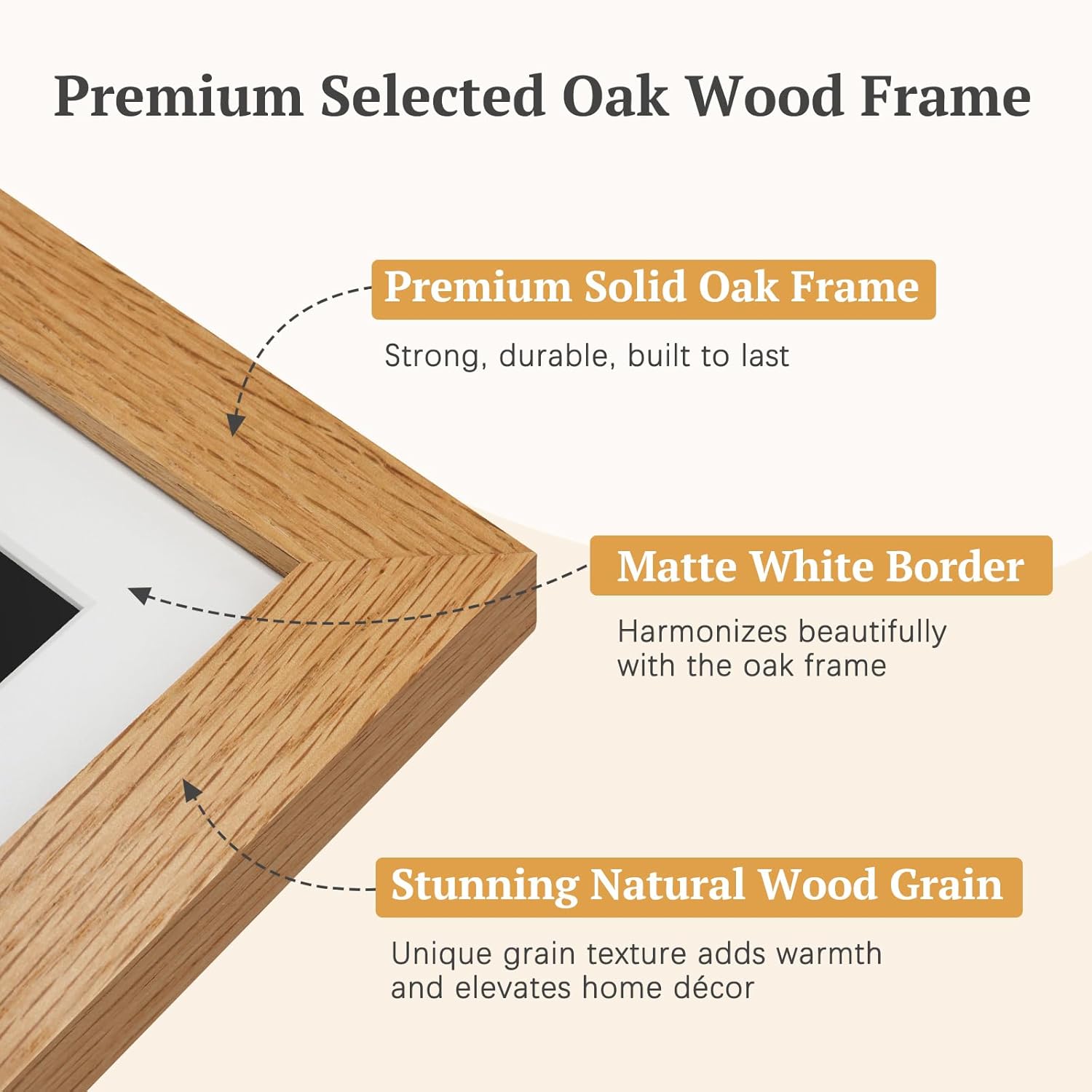 Detalle 2 de Frameo 10.1in Digital Photo Frame with Oak Wood Frame