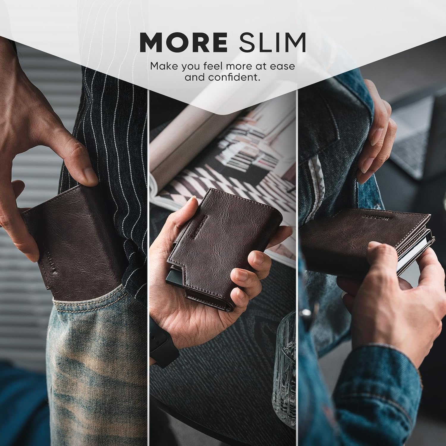 Thumbnail 4 de DUGRAFT Card Holder Wallet RFID Blocking