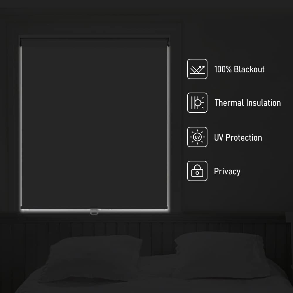 Thumbnail 4 de Kokorona blackout roller shade, 34" W x 72" H