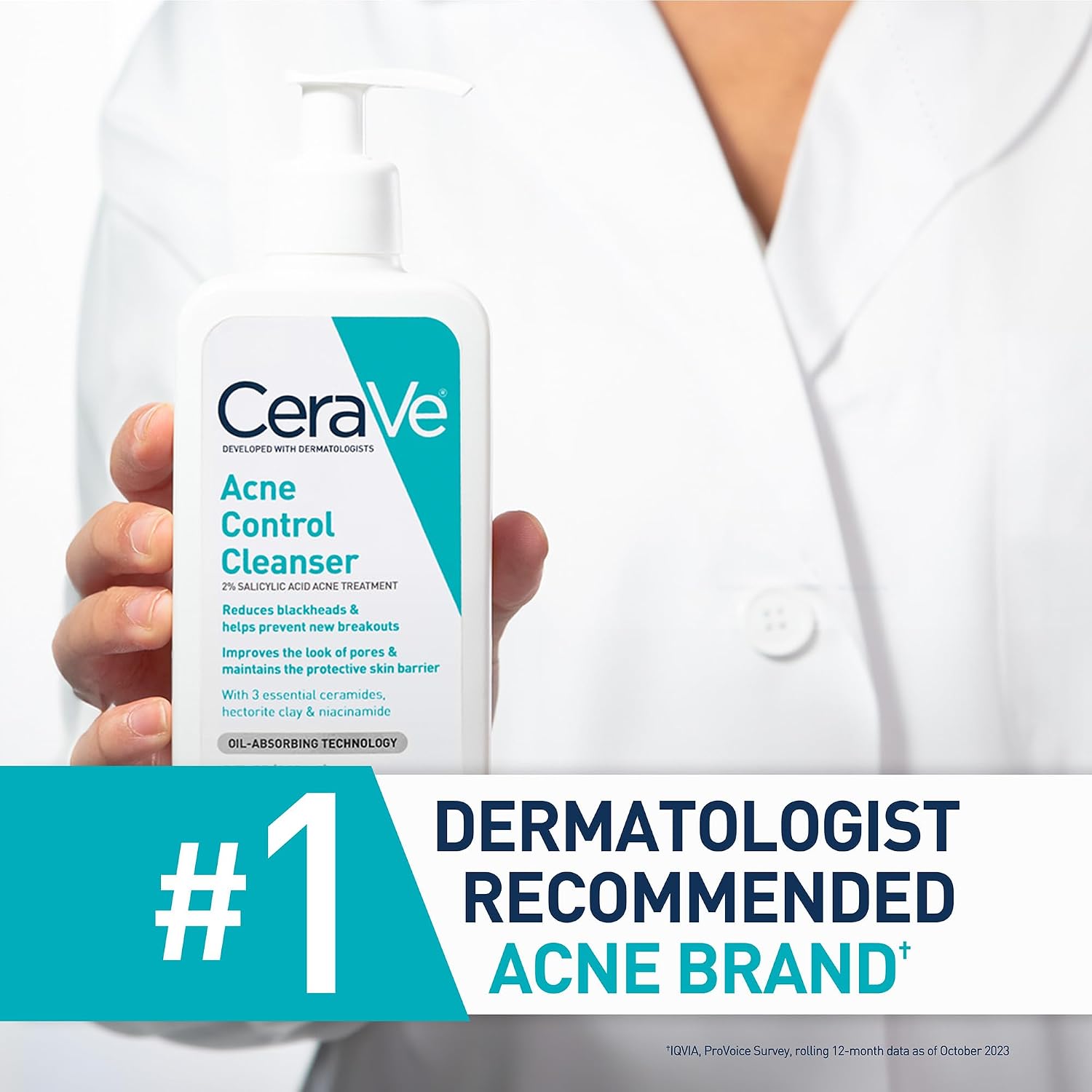 Thumbnail 5 de CeraVe Acne Control Cleanser with 2% Salicylic Acid — 16 oz