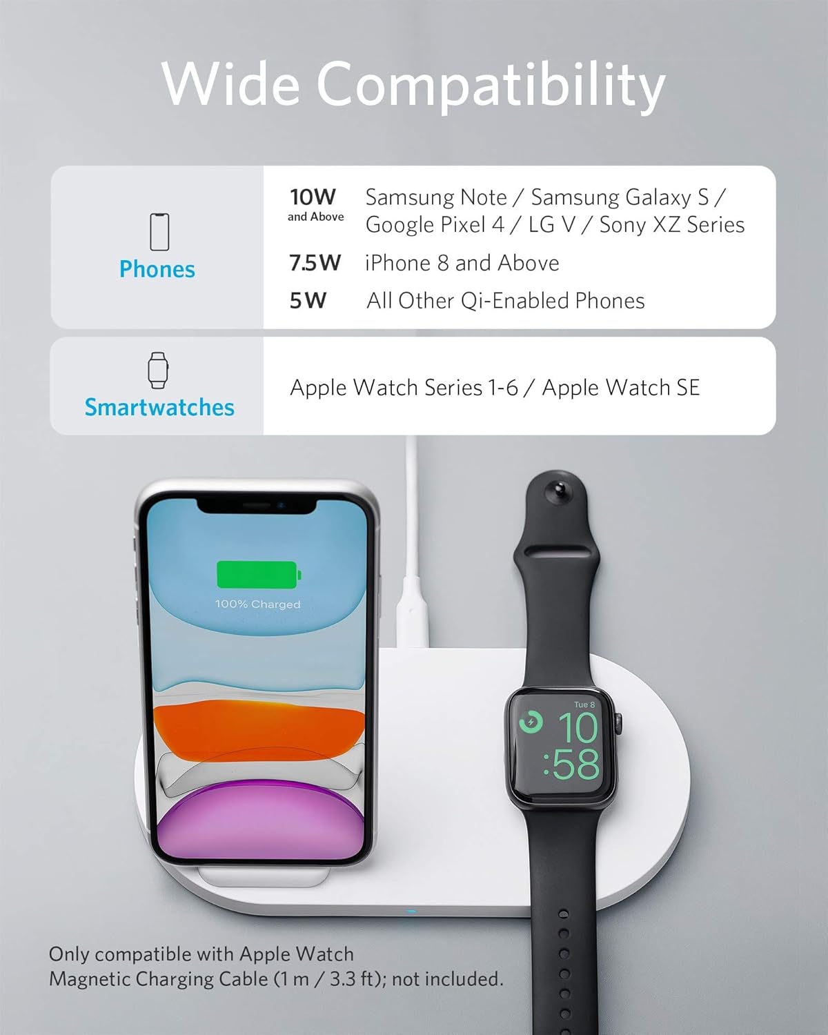 Thumbnail 2 de Anker PowerWave Sense 2-in-1 Stand with Apple Watch Holder — review and verdict