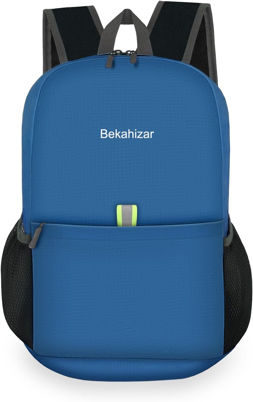 Detalle de Bekahizar Small Rucksack 15L Packable Backpack: Ultra-light Daypack for Everyday Adventures