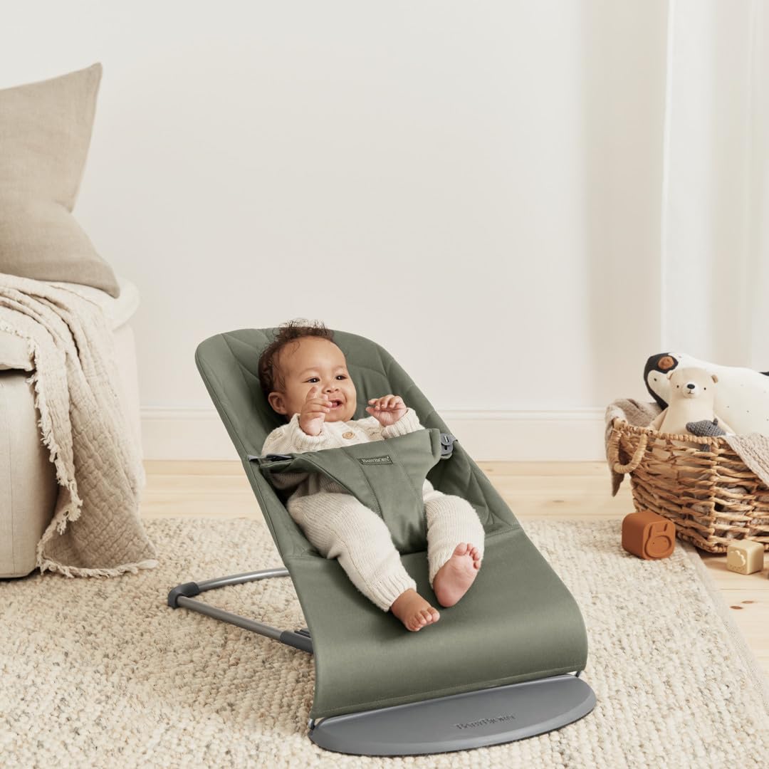 Thumbnail 5 de BabyBjörn Babywippe Bliss Gewebe Dunkelgrün