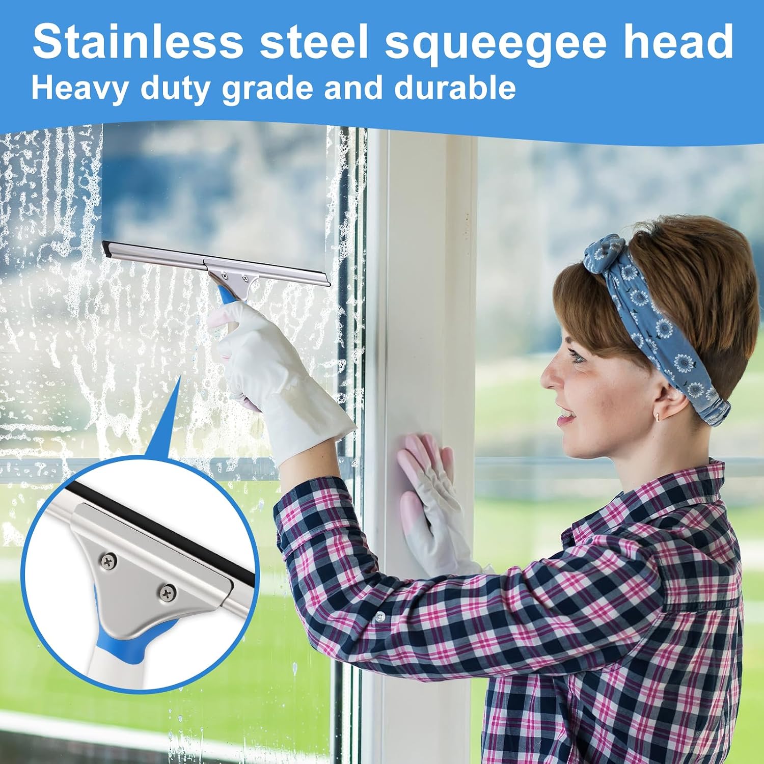 Thumbnail 5 de Mitclear Professional Window Cleaning Kit 14IN: All‑in‑one Glass Cleaning Solution