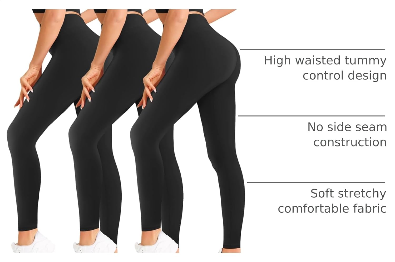 Detalle 2 de Natural Feelings Buttercloud 3.5" Waist Leggings