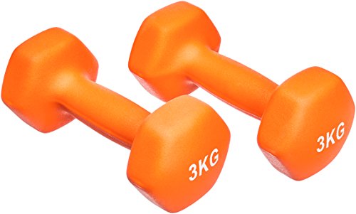 Detalle de Amazon Basics Par de mancuernas neopreno 3 kg 🏋