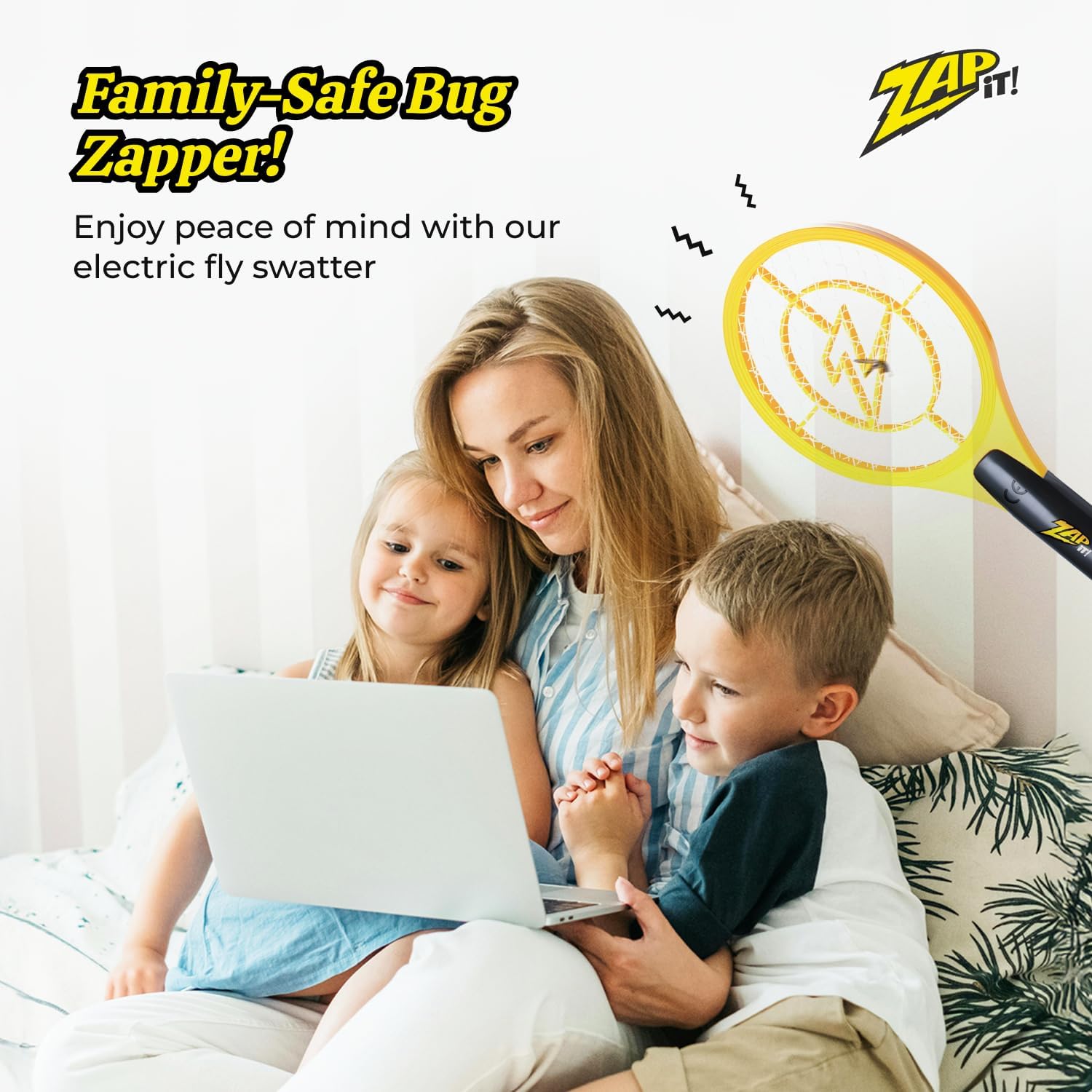 Thumbnail 4 de ZAP IT! YZ-8MIS-4W75 Fly Swatter, 3,500-Volt, LED, 2 AA Batteries
