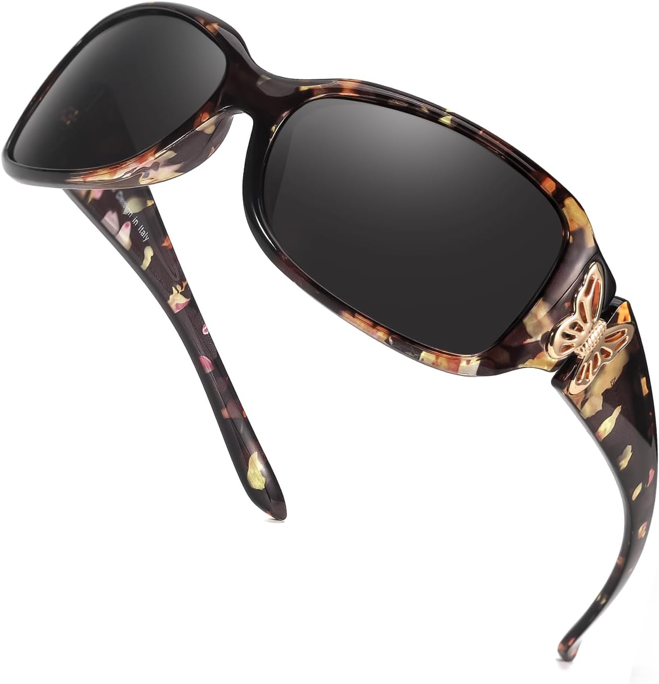 Thumbnail 6 de LVIOE Polarised Sunglasses Womens Oversized – Large Butterfly Frame with UV Protection (Category 3)