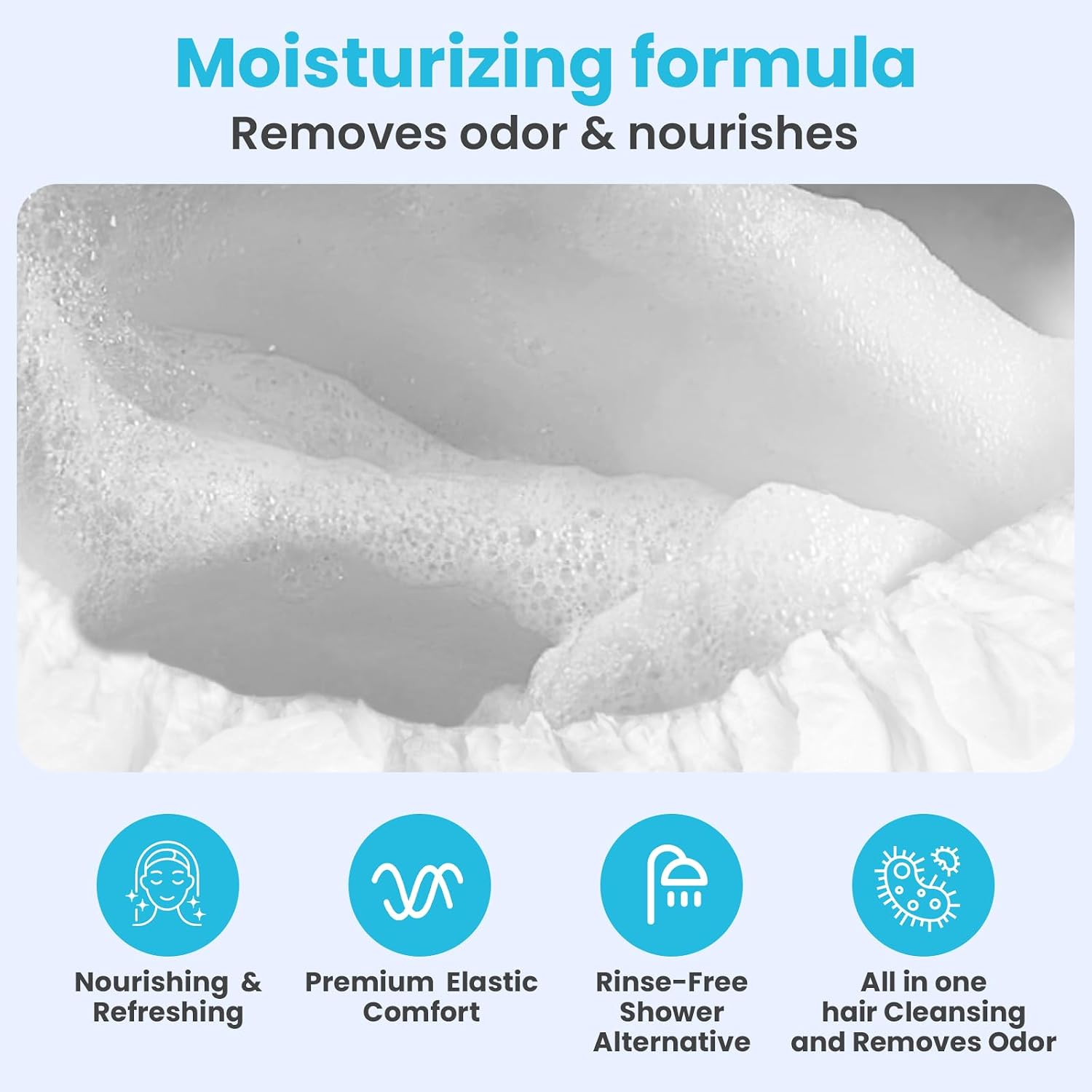 Thumbnail 4 de Drench No Water Hair Washing Cap – Waterless Shampoo Cap Pack of 18