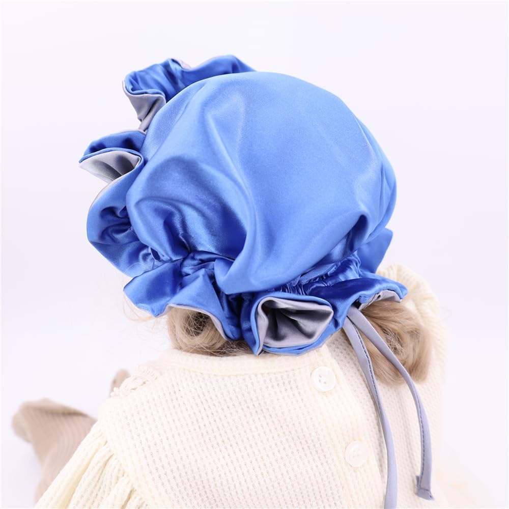 Thumbnail 6 de Gebelle Baby Satin Bonnet for Infants, Kids and Adults, Adjustable and Reversible
