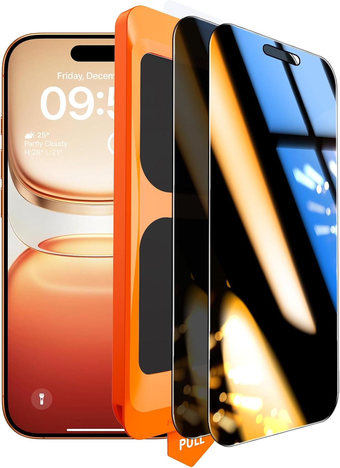 Detalle de TOCOL iPhone 17 Pro Max Privacy 25°