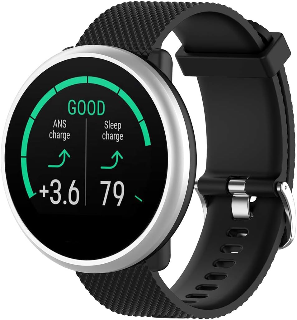 Detalle de AWADUO 20mm Silicone Replacement Band for POLAR IGNITE and Garmin Vivoactive 3