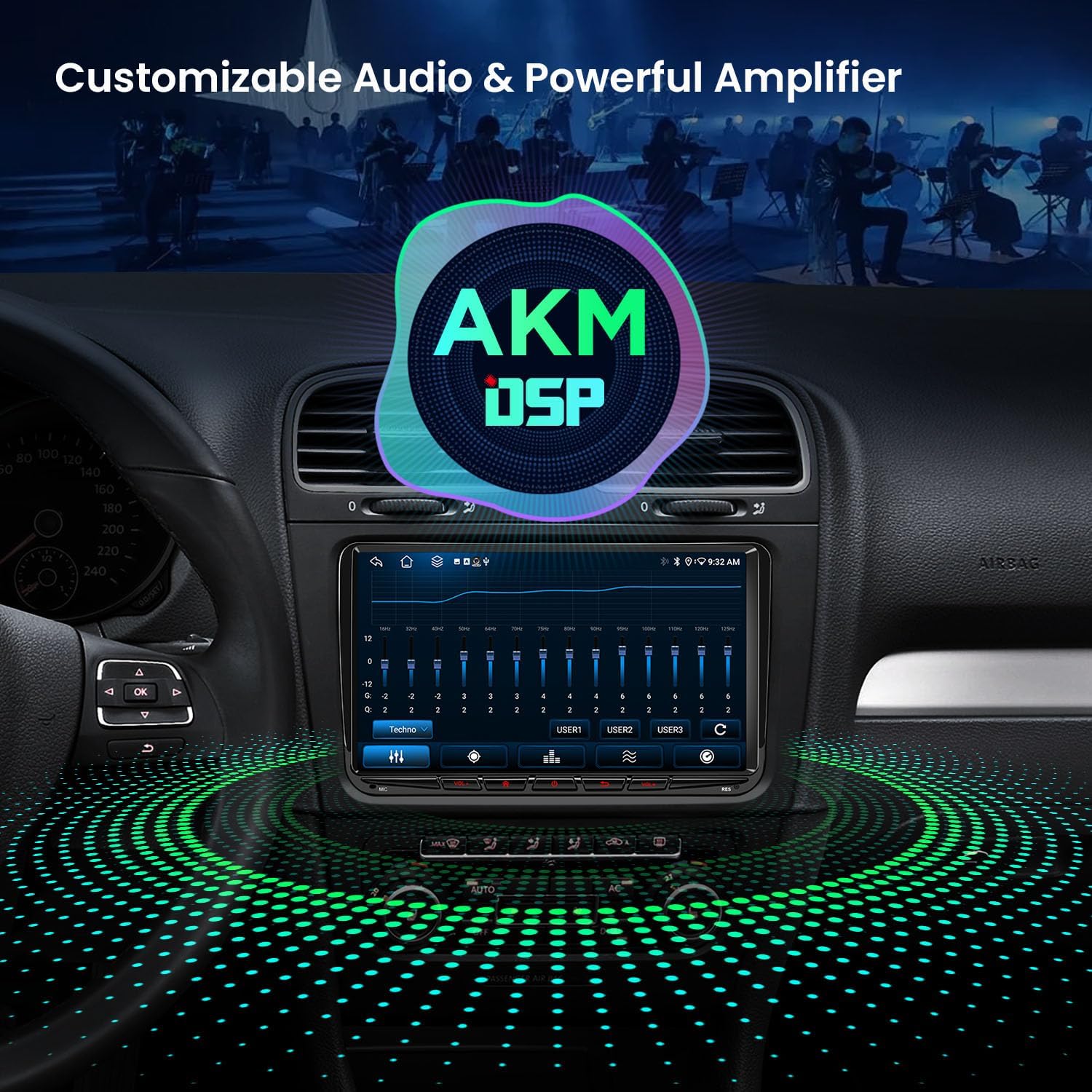 Thumbnail 5 de XTRONS 9-inch Android Car Stereo (4+64GB) with 4G, Wireless CarPlay/Android Auto, GPS Navigation, Bluetooth & IPS Screen