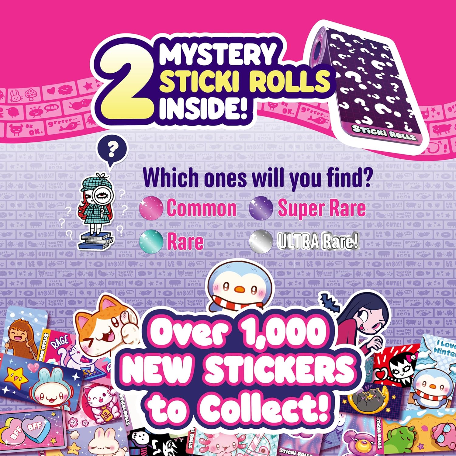 Thumbnail 6 de Sticki ROLLS Sticki Bands wearable sticker bracelet 🎨