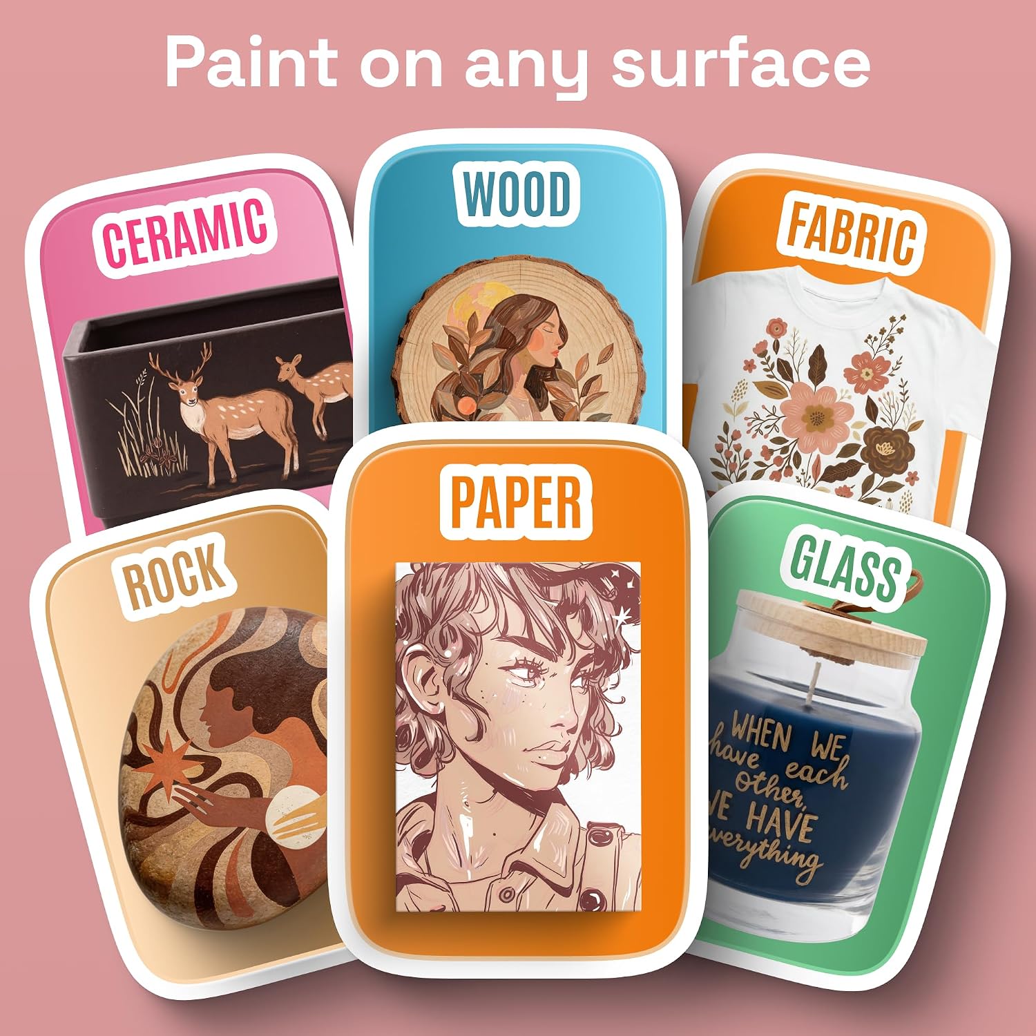 Thumbnail 3 de ARTISTRO Acrylic Paint Markers, 24 Skin Tones