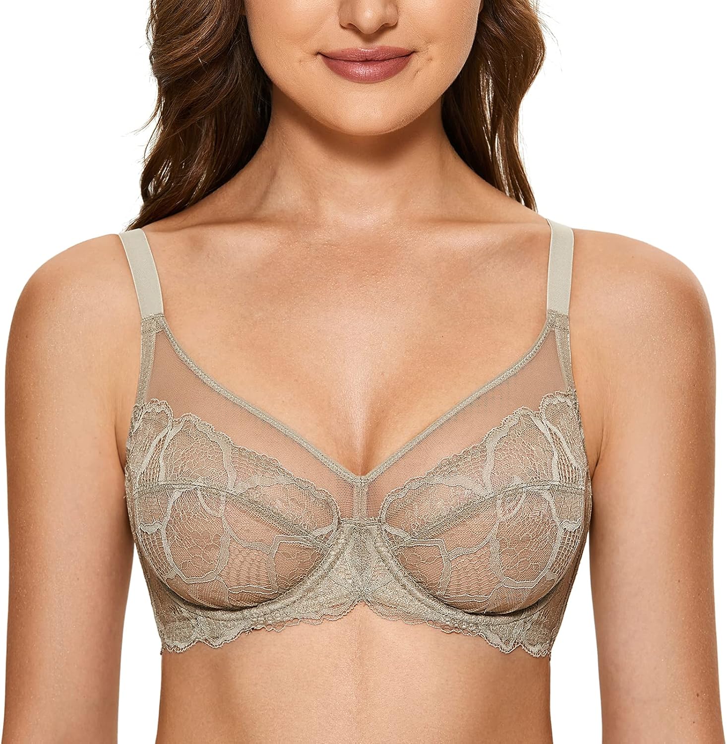 Detalle 2 de DOBREVA Soutien Gorge Transparent Dentelle đ