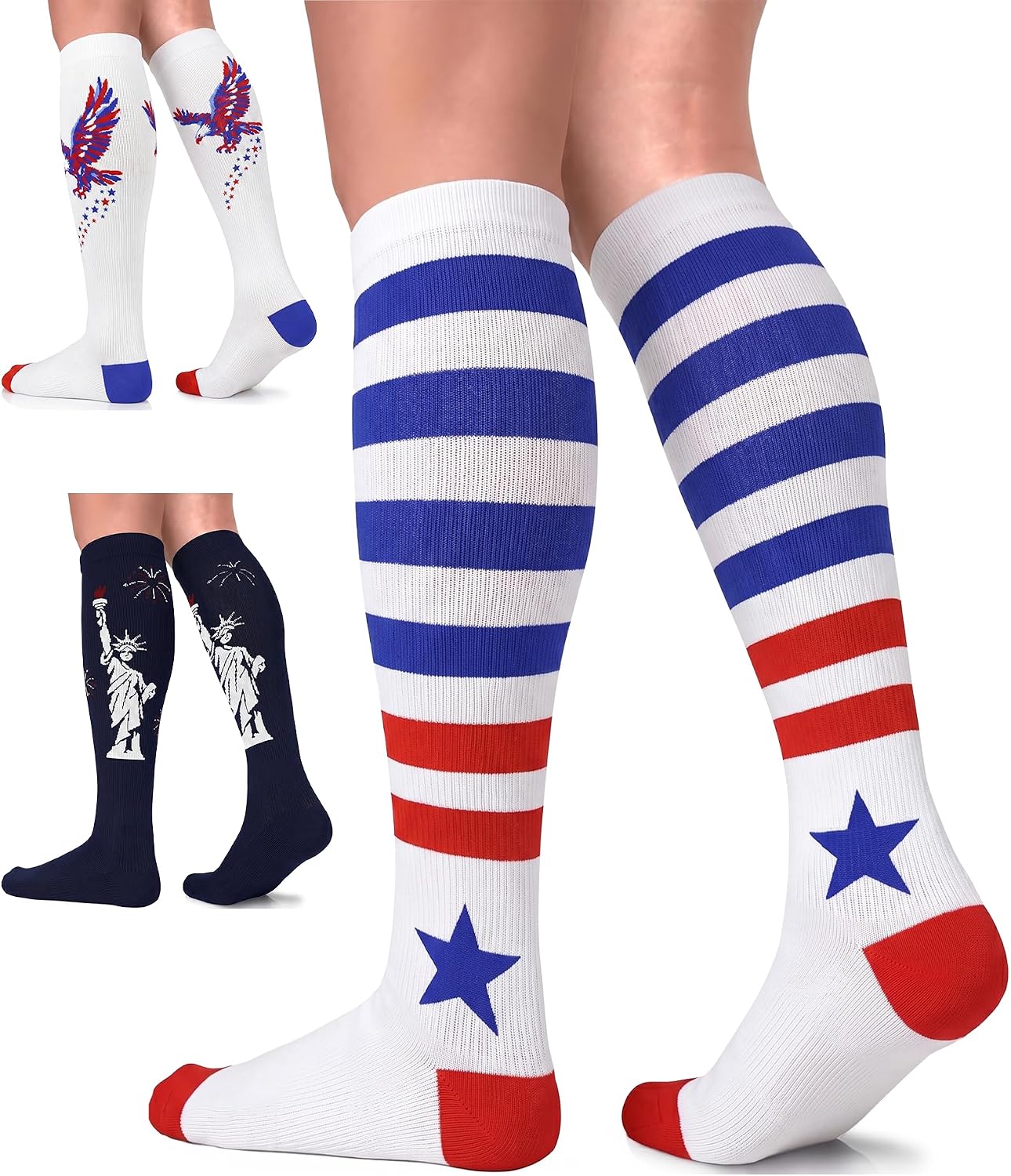 Thumbnail 5 de FuelMeFoot 3-Pack Copper Compression Socks ⚙