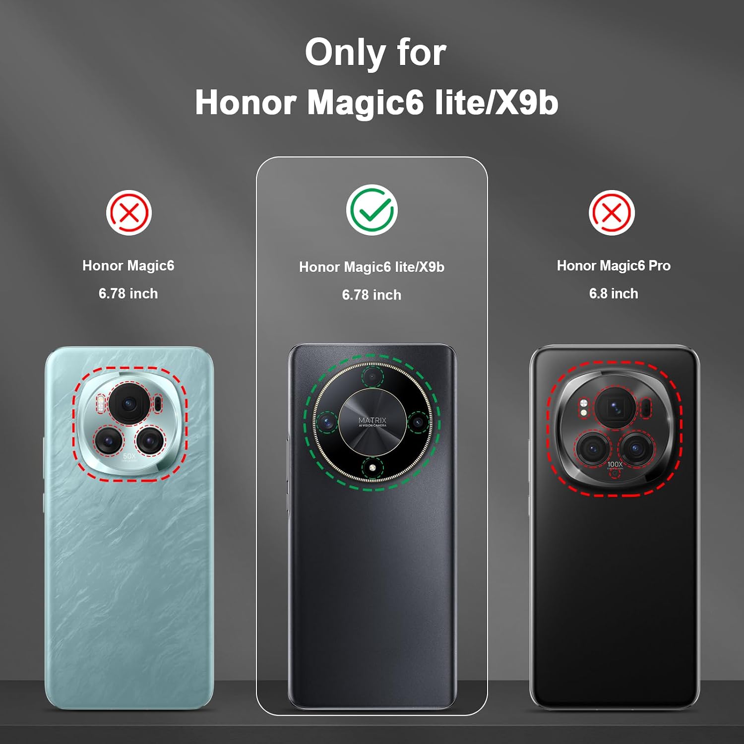 Thumbnail 6 de Btstring Shockproof Tough Armour Case for Honor Magic 6 Lite / Honor X9b – Heavy Duty Phone Case with Stand, Blue