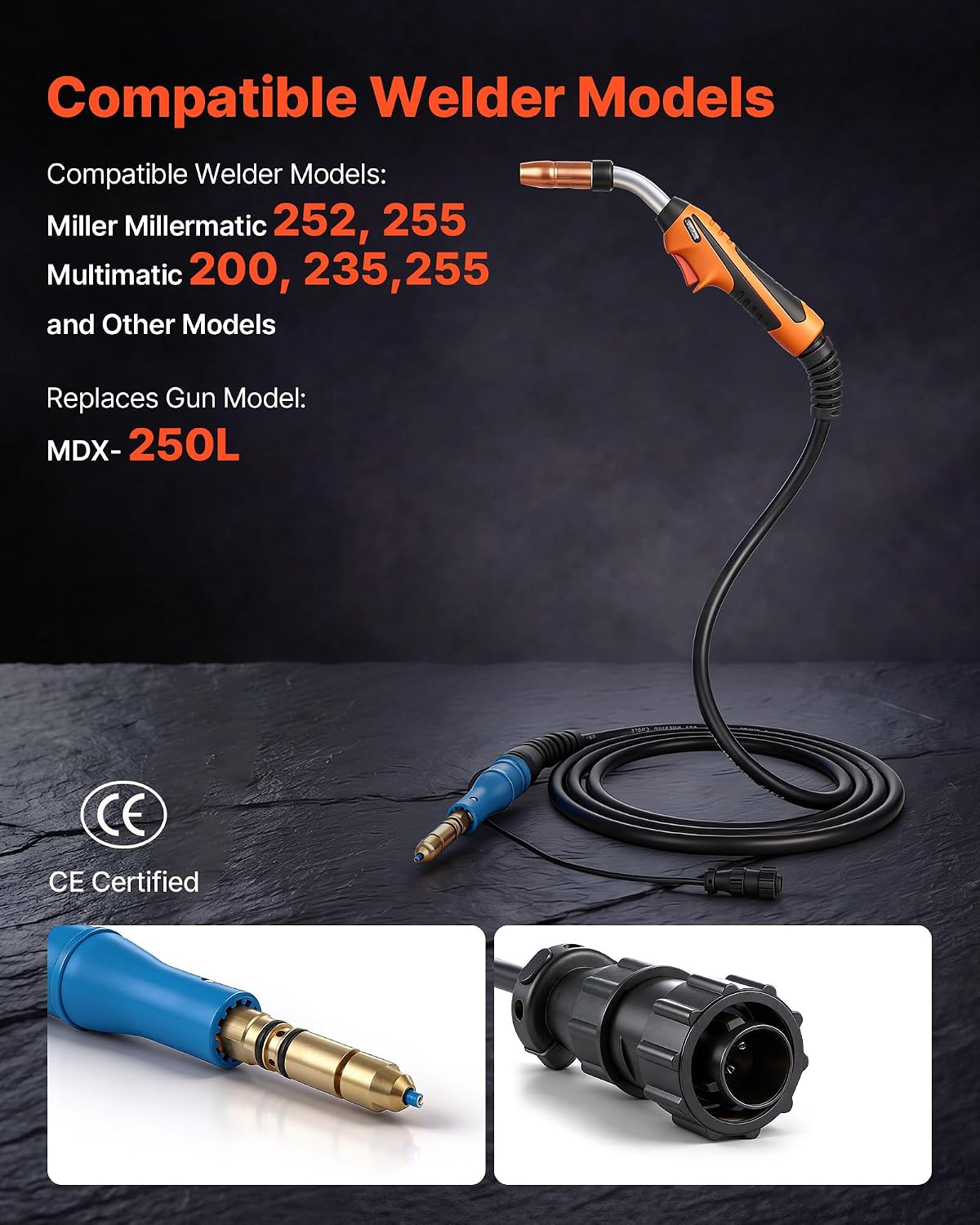 Detalle 2 de VEVOR MIG Welding Gun 250A