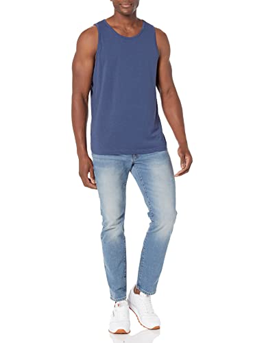 Detalle de Amazon Essentials Camiseta de Tirantes de Ajuste Normal para Hombre – Azul Mezcla, Talla L