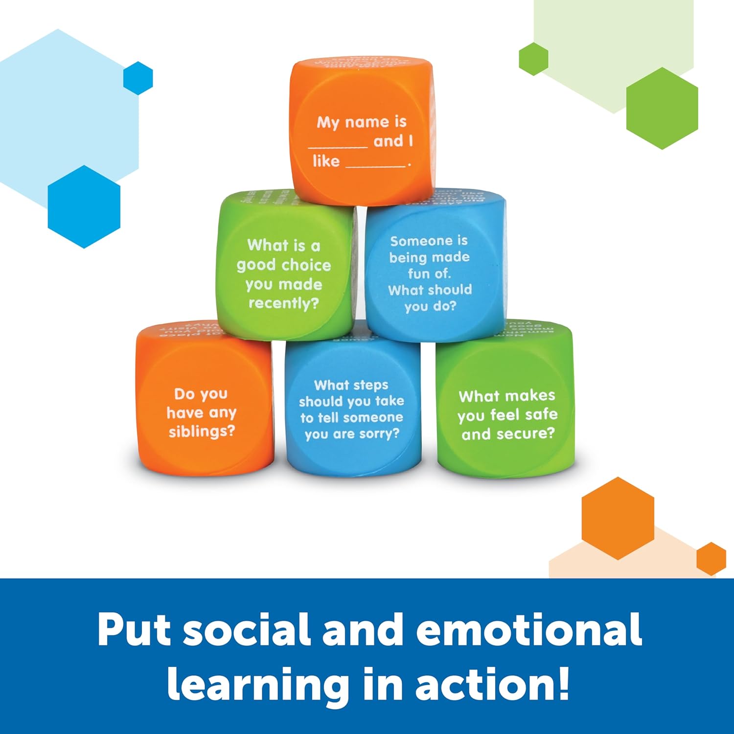 Detalle 2 de Learning Resources Dados Charlemos para emociones
