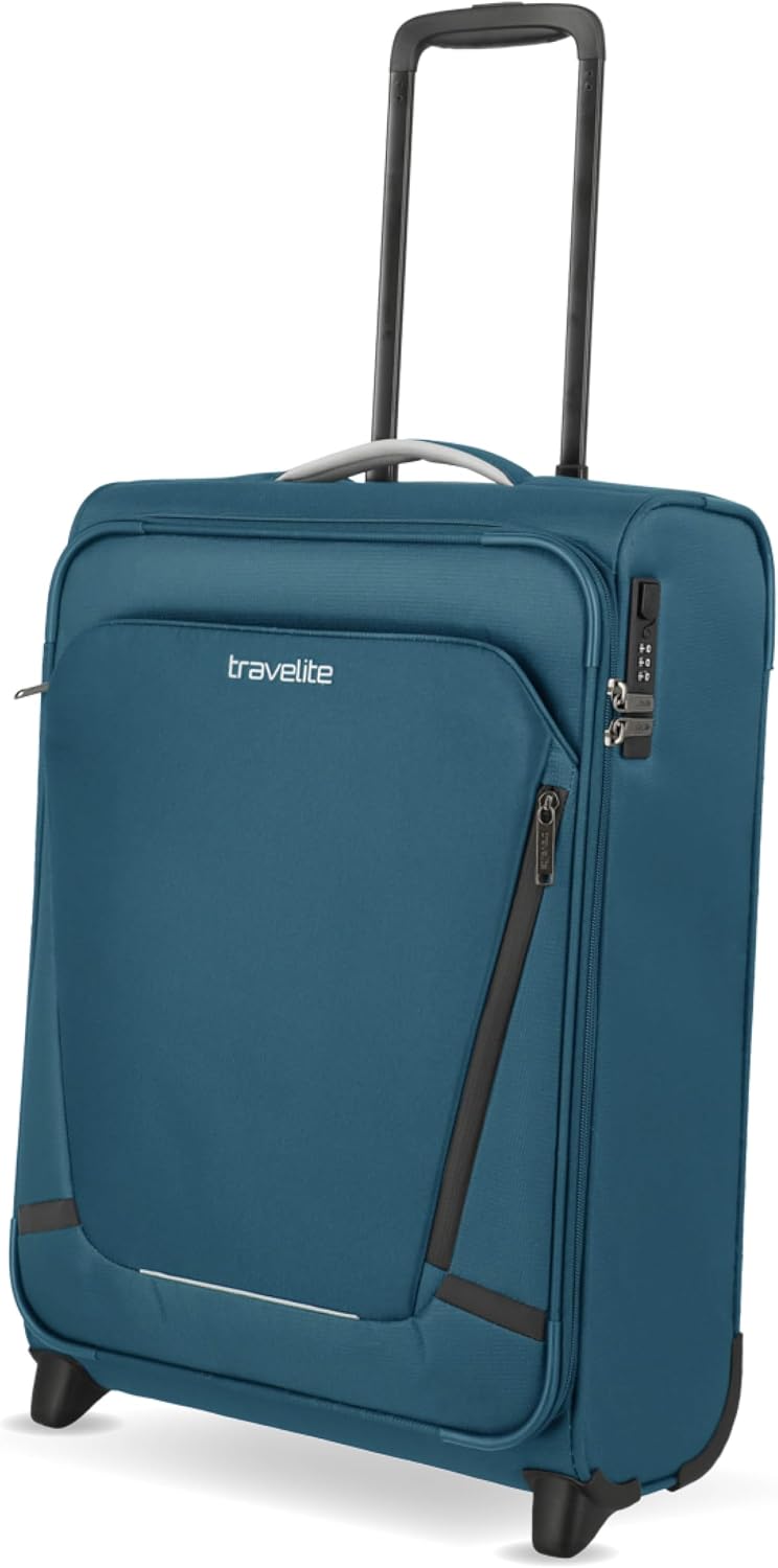 Travelite Jetpack Handgepäck Koffer 55x40x20 cm – ultraleichtes Weichgepäck (1,7 kg) für Ryanair & Condor