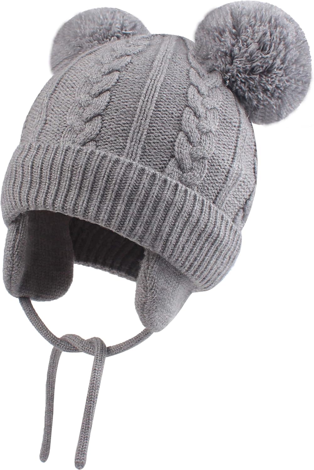 Detalle 2 de Duoyeree Toddler Winter Hat with Fleece Lining