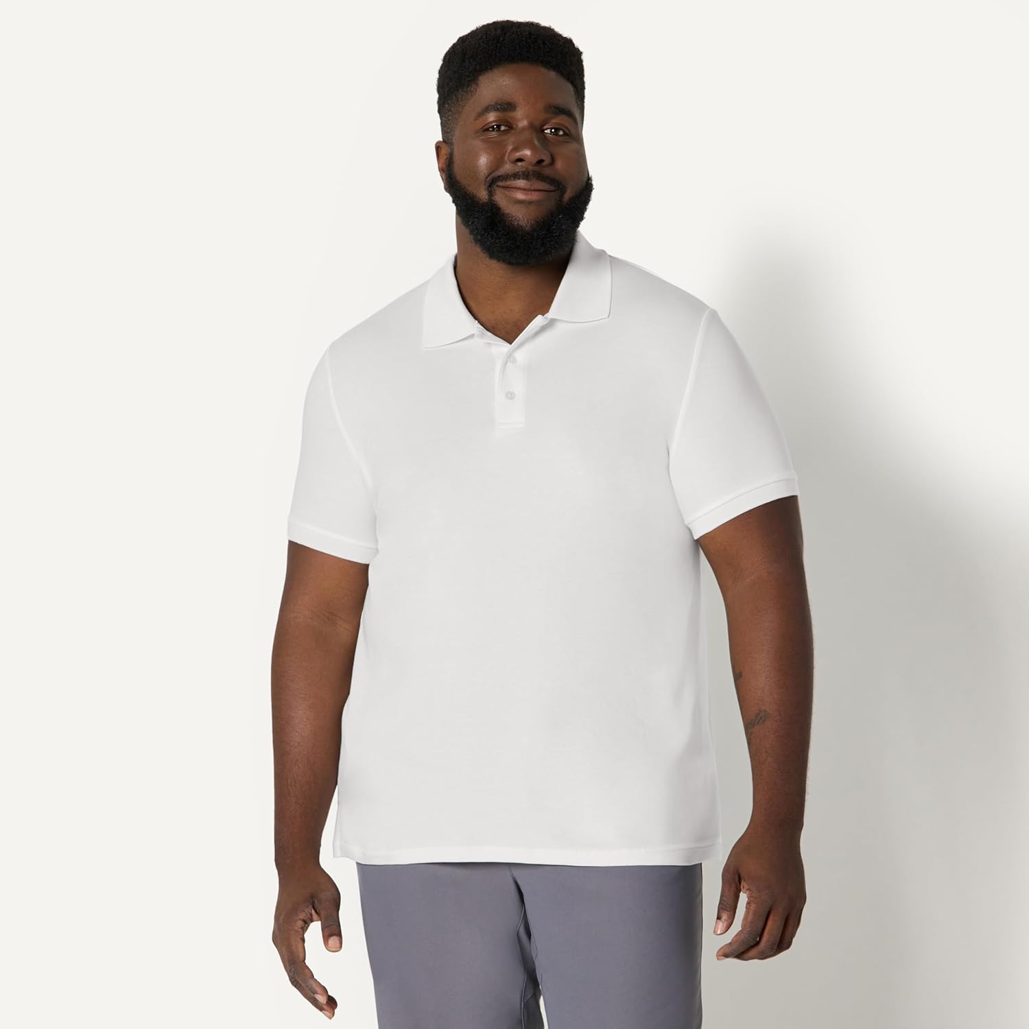Thumbnail 5 de Amazon Essentials Herren Slim Fit Interlock-Poloshirt – 100% Baumwolle mit 3 Knöpfen