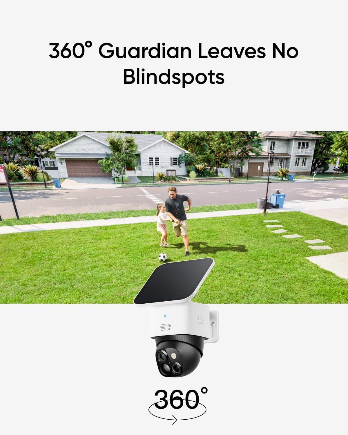 Thumbnail 2 de eufy Security SoloCam S340: 3K Dual-Lens Solar Security Camera
