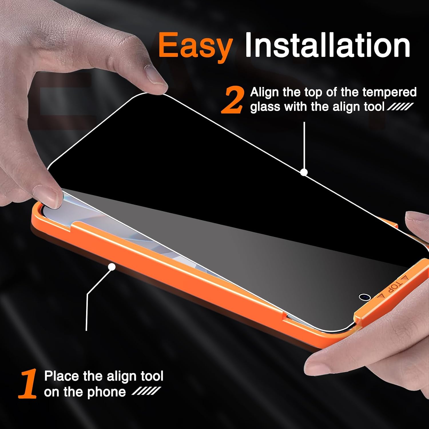 Detalle de Milomdoi Privacy Screen Protector for iPhone 17