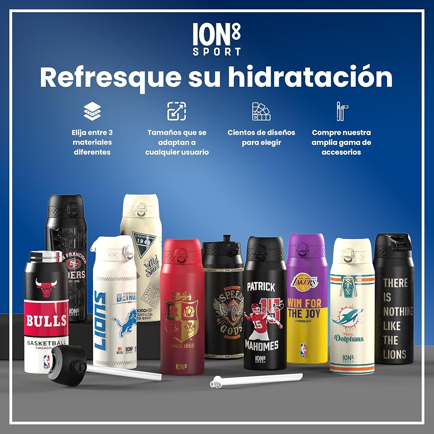 Thumbnail 6 de ion8 NBA Cleveland Cavaliers Botella térmica 750 ml 🚰